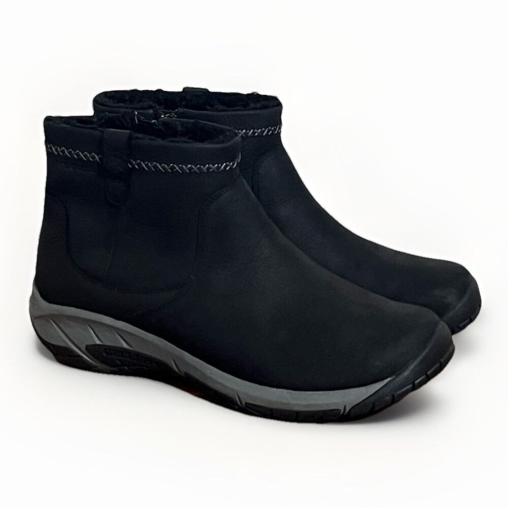 Merrell Encore 4 Polar Bluff Boots Waterproof Insulated Black Leather Women’s 11